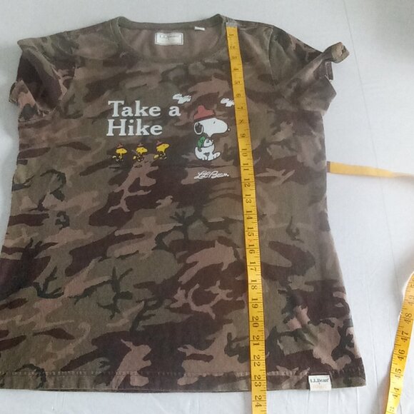 L.L. Bean X Peanuts collab Take a Hike  cameo Tee Size M - Picture 6 of 8